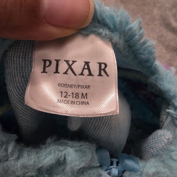 Disney Pixar Monsters Inc Sulley Licensed Costume 12-18 Months Halloween Cosplay - Picture 6 of 7